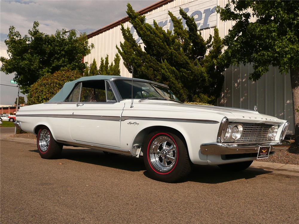 1963 PLYMOUTH SPORT FURY CONVERTIBLE