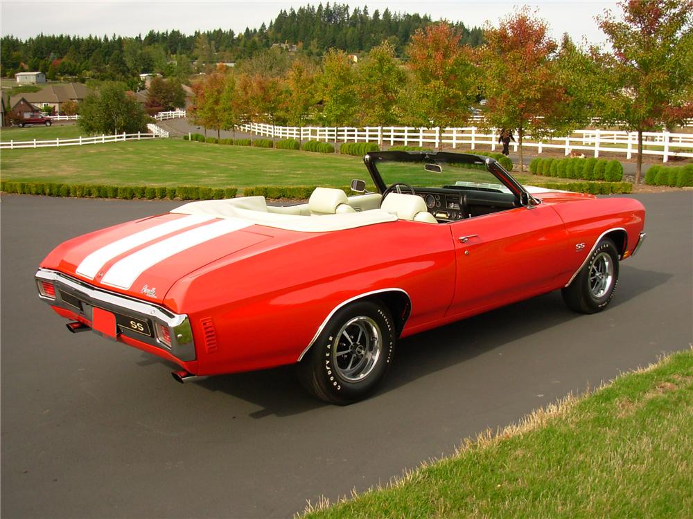 1970 CHEVROLET CHEVELLE SS 454 CONVERTIBLE