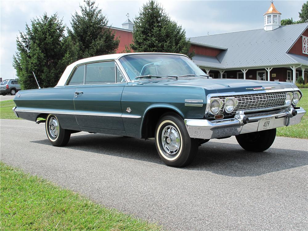 1963 CHEVROLET IMPALA 2 DOOR SPORT COUPE