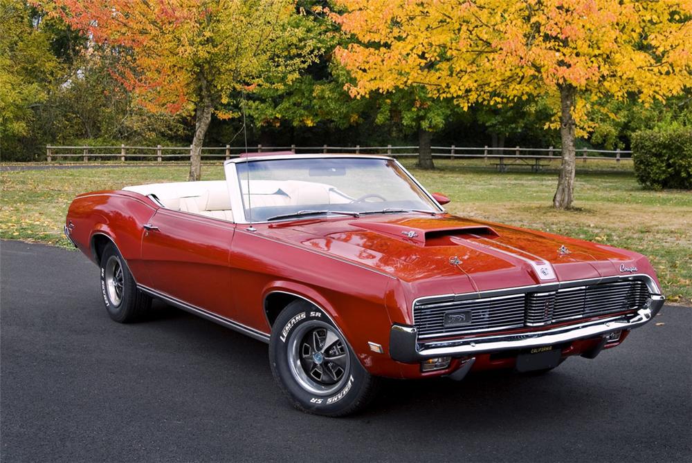 1969 MERCURY COUGAR XR7 CONVERTIBLE