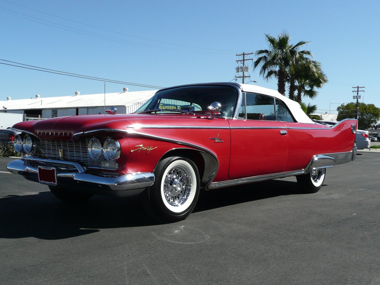 1960 PLYMOUTH FURY CONVERTIBLE