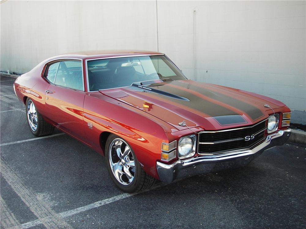 1971 CHEVROLET CHEVELLE SS 454 CUSTOM 2 DOOR HARDTOP