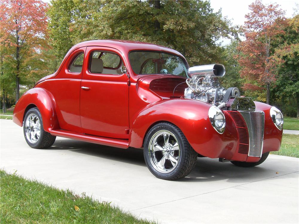 1940 FORD DELUXE 2 DOOR CUSTOM COUPE