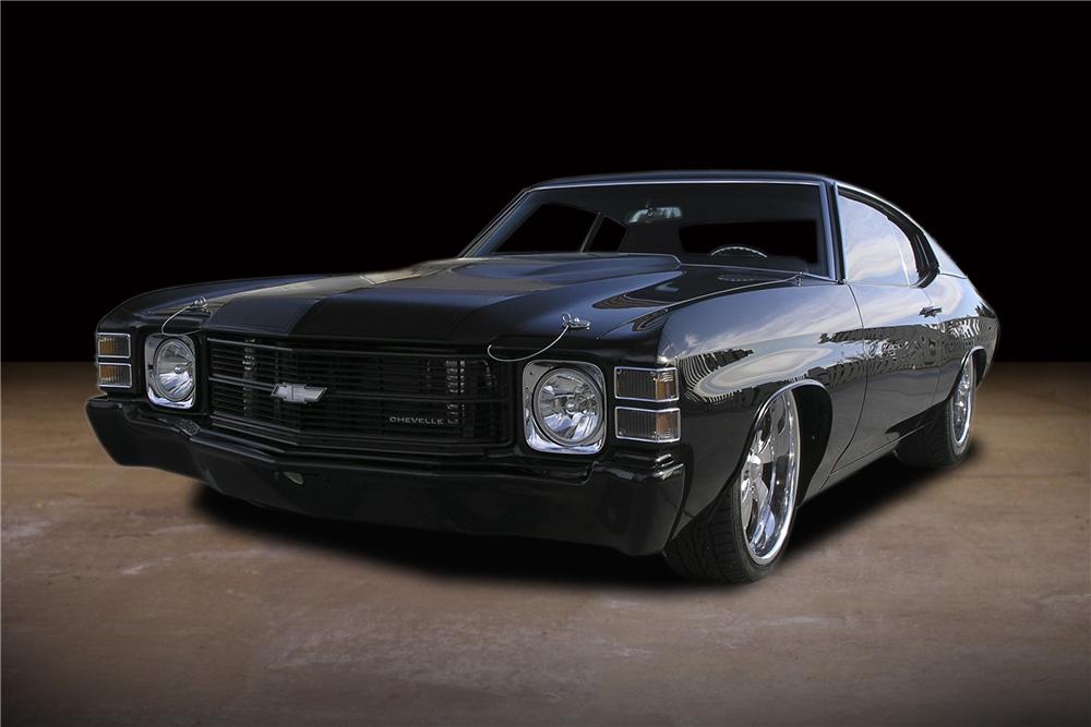 1971 CHEVROLET CHEVELLE MALIBU CUSTOM 2 DOOR HARDTOP