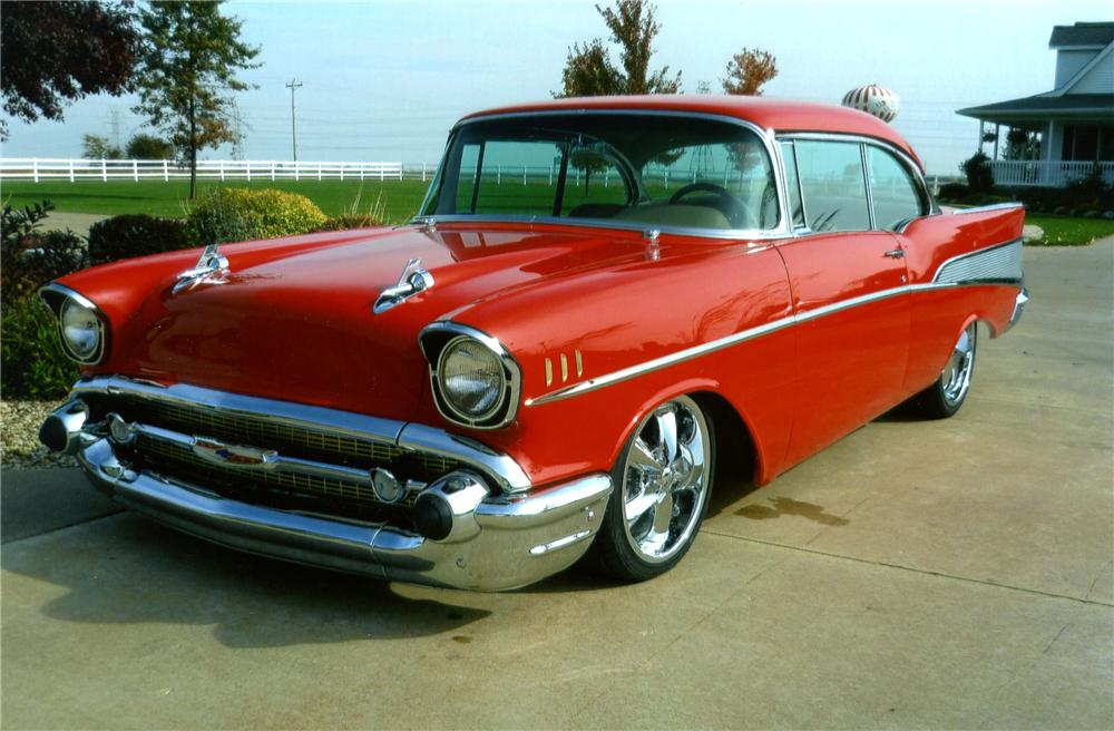 1957 CHEVROLET BEL AIR CUSTOM 2 DOOR HARDTOP