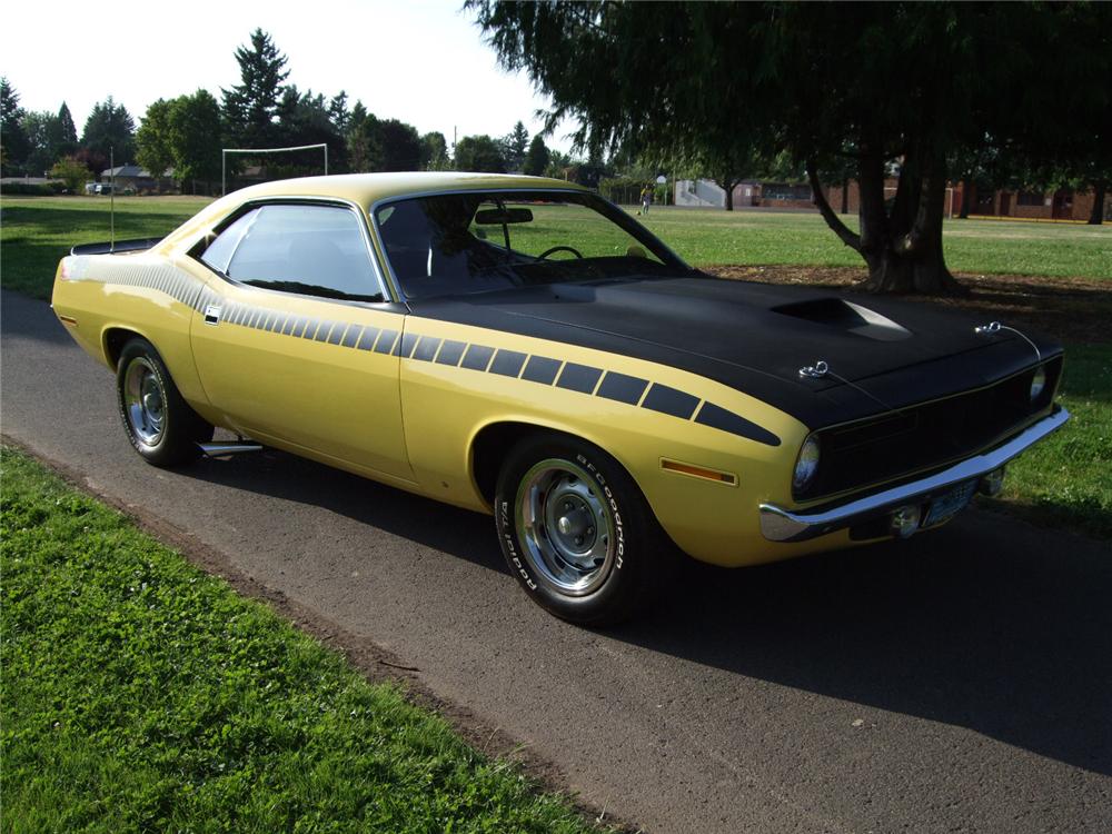 1970 PLYMOUTH CUDA AAR 2 DOOR HARDTOP