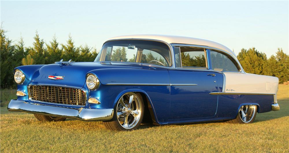 1955 CHEVROLET BEL AIR CUSTOM 2 DOOR SEDAN