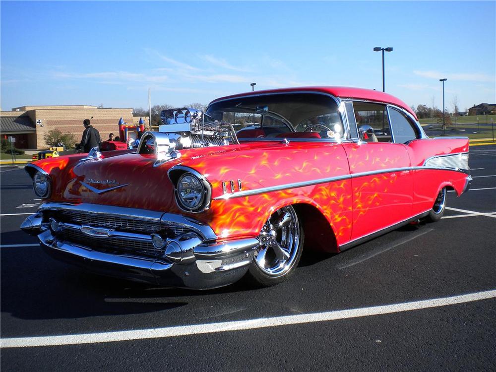 1957 CHEVROLET BEL AIR CUSTOM  PRO 57 2 DOOR HARDTOP