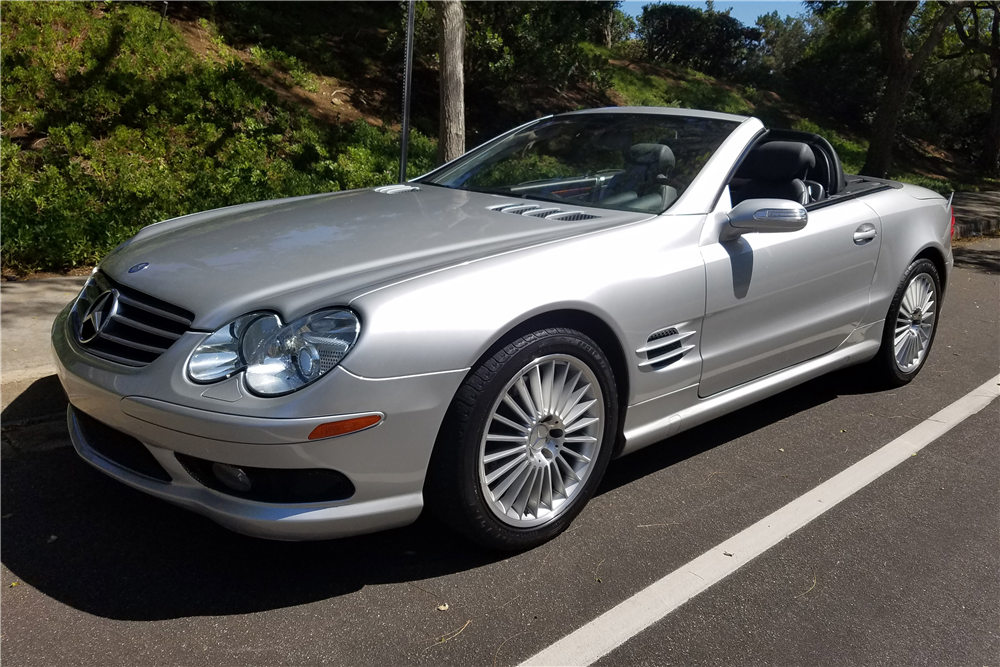 2004 MERCEDES-BENZ SL500 CONVERTIBLE