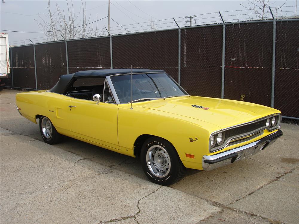 1970 PLYMOUTH ROAD RUNNER 2 DOOR CONVERTIBLE