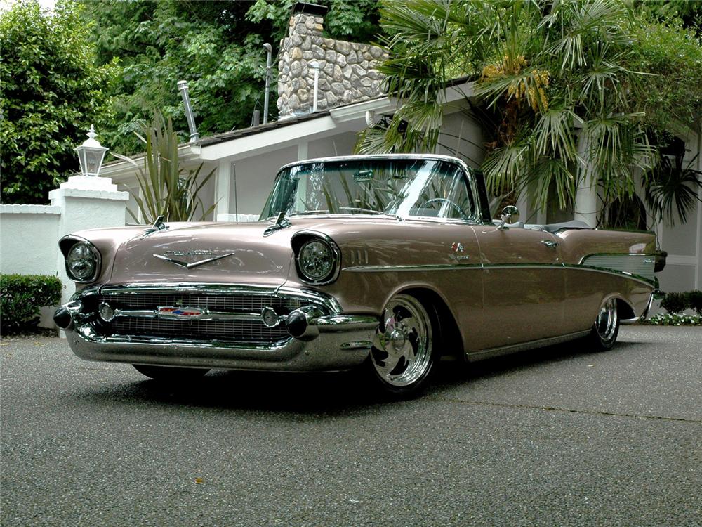 1957 CHEVROLET BEL AIR CONVERTIBLE STREET ROD