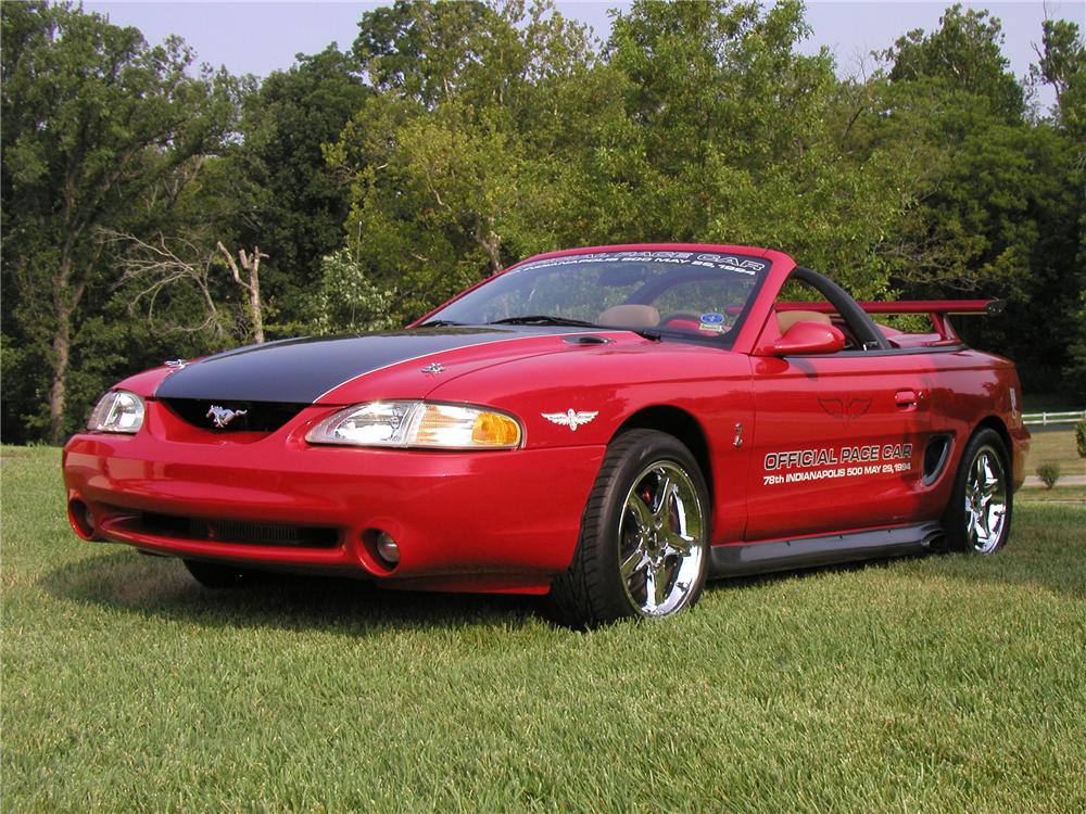 1994 FORD MUSTANG COBRA CUSTOM PACE CAR CONVERTIBLE