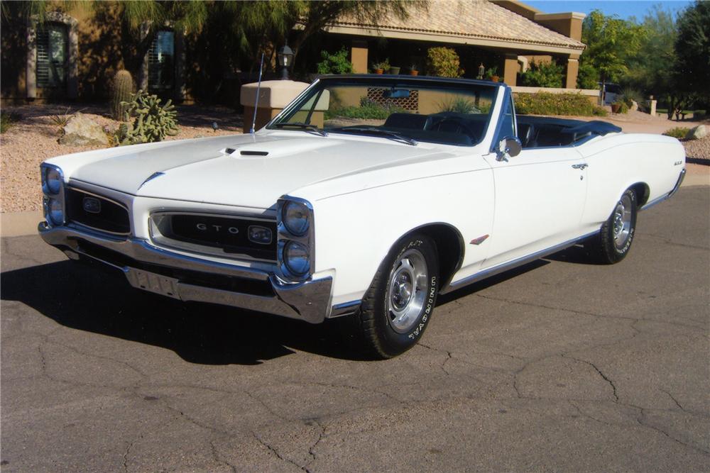 1966 PONTIAC GTO 2 DOOR CONVERTIBLE