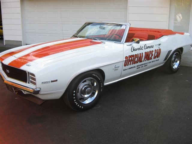 1969 CHEVROLET CAMARO INDY PACE CAR RS/SS CONVERTIBLE