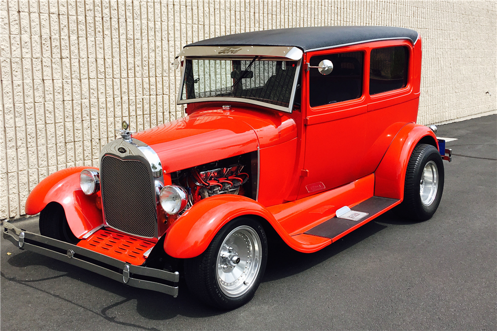 1928 FORD MODEL A CUSTOM 2-DOOR SEDAN