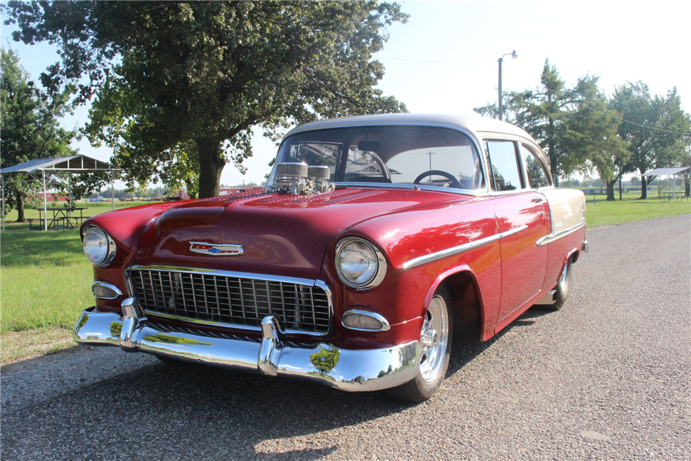 1955 CHEVROLET BEL AIR CUSTOM 2-DOOR POST