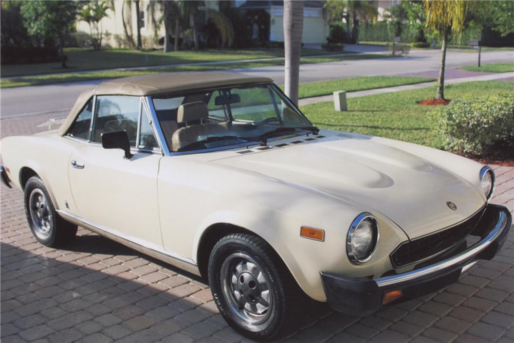 1980 FIAT SPYDER 2000 CONVERTIBLE