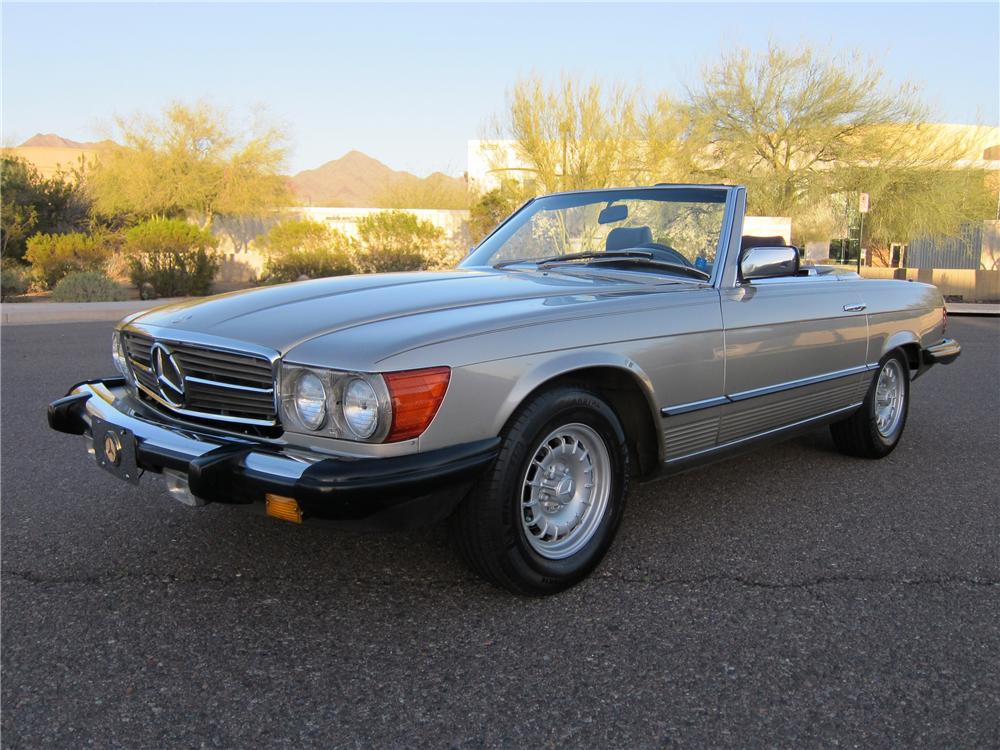 1985 MERCEDES-BENZ 380SL CONVERTIBLE