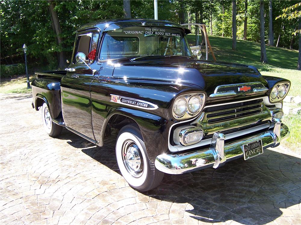 1959 CHEVROLET 3100 APACHE PICKUP