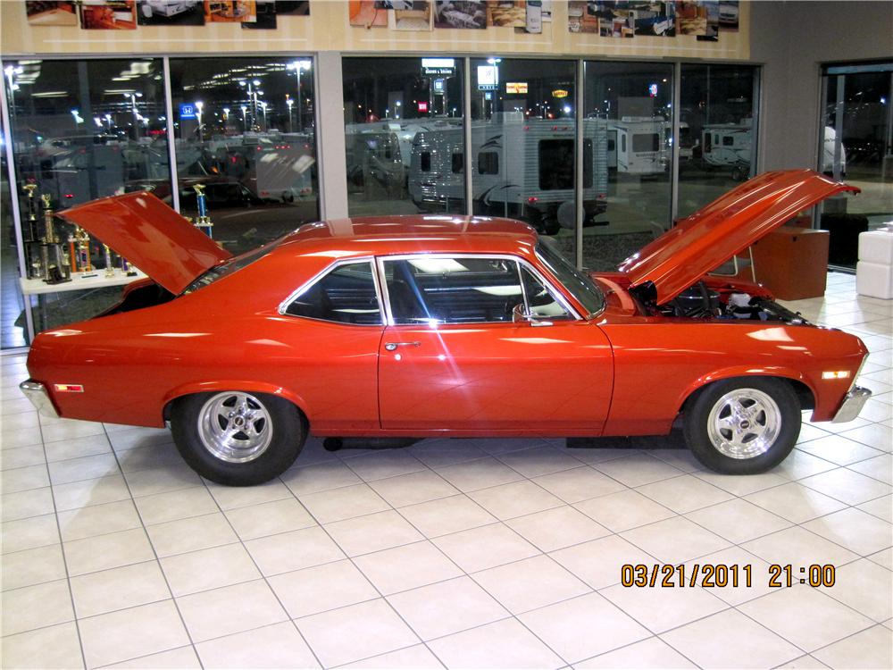 1972 CHEVROLET NOVA CUSTOM 2 D00R