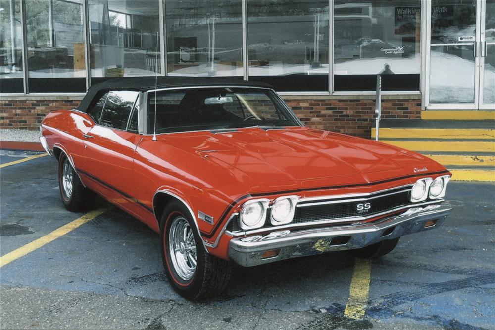 1968 CHEVROLET CHEVELLE MALIBU CUSTOM CONVERTIBLE