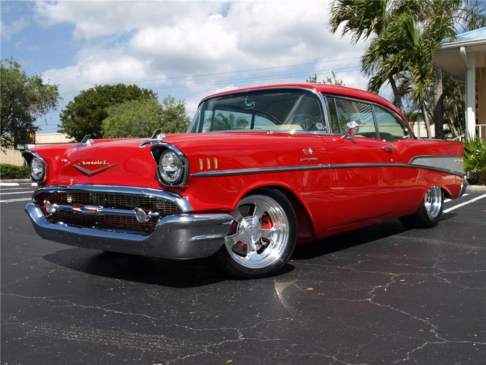 1957 CHEVROLET BEL AIR CUSTOM 2 DOOR COUPE