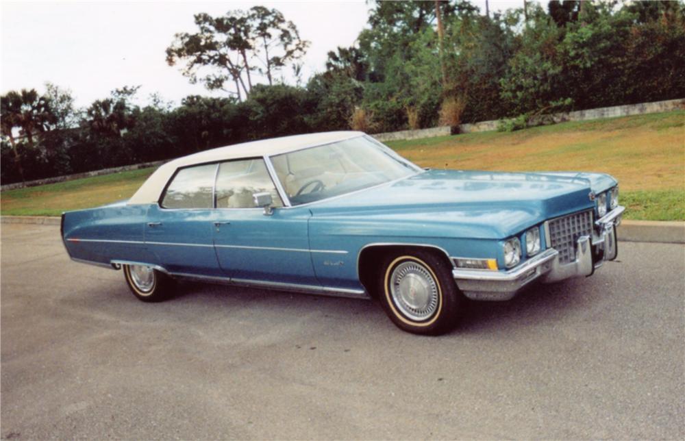 1971 CADILLAC SEDAN DE VILLE 4 DOOR SEDAN