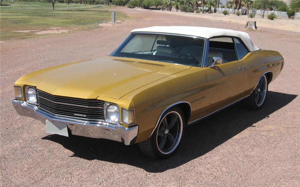 1972 CHEVROLET CHEVELLE MALIBU CONVERTIBLE