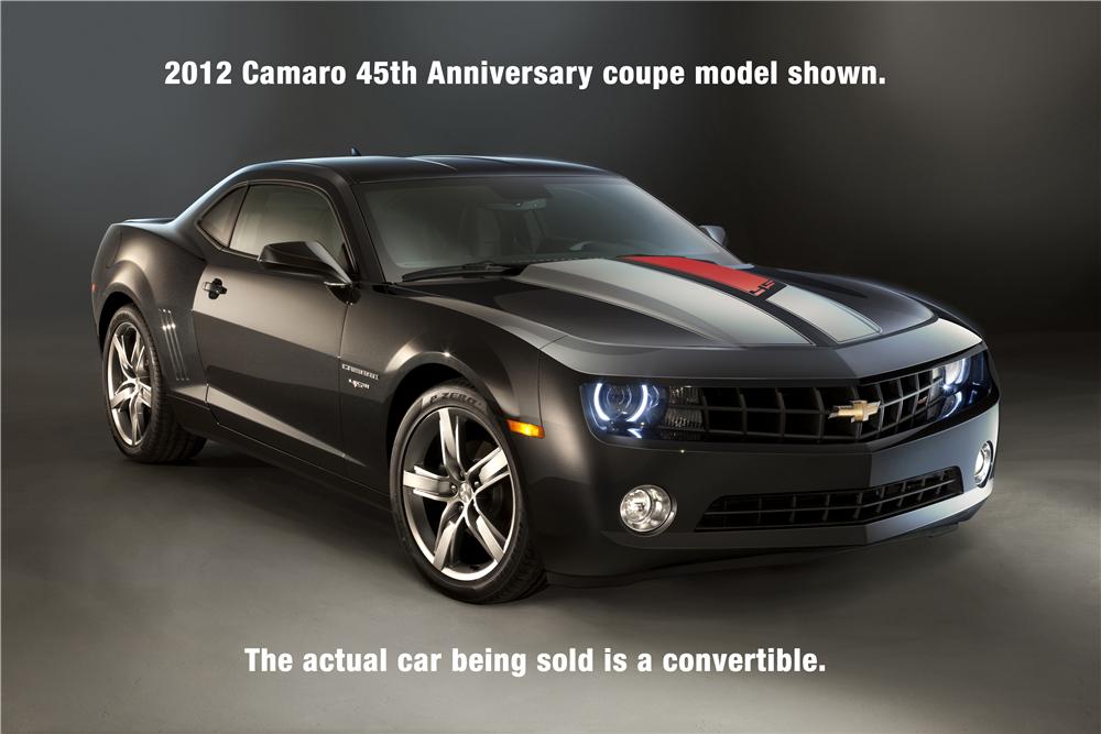 2012 CHEVROLET CAMARO 45TH ANNIVERSARY CONVERTIBLE