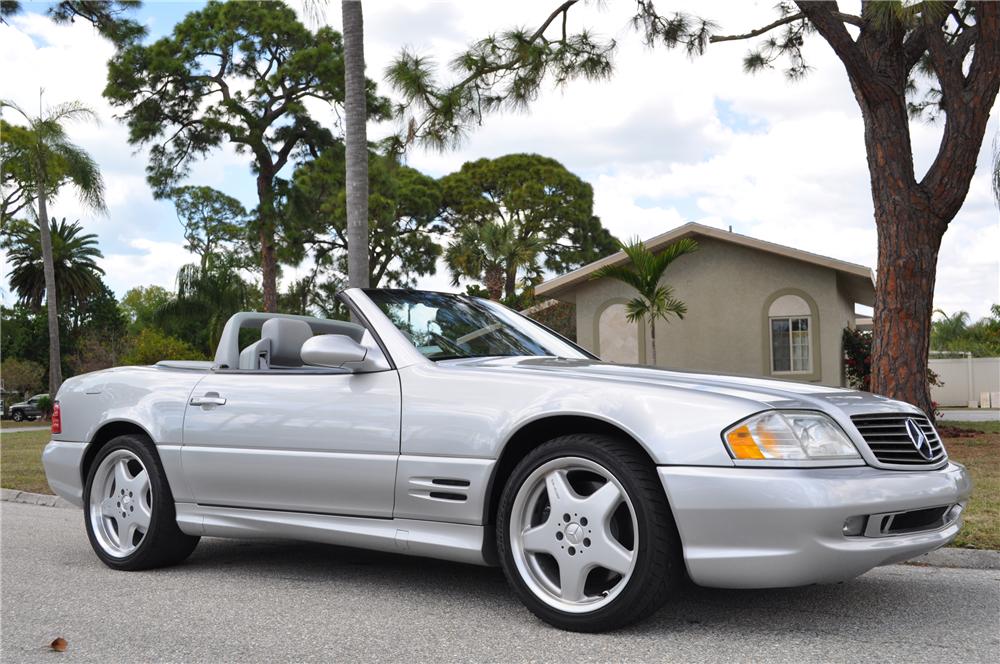 2002 MERCEDES-BENZ SL500 CONVERTIBLE