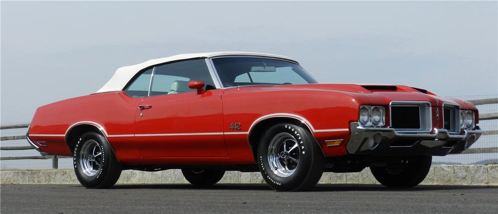 1971 OLDSMOBILE CUTLASS 442 CONVERTIBLE