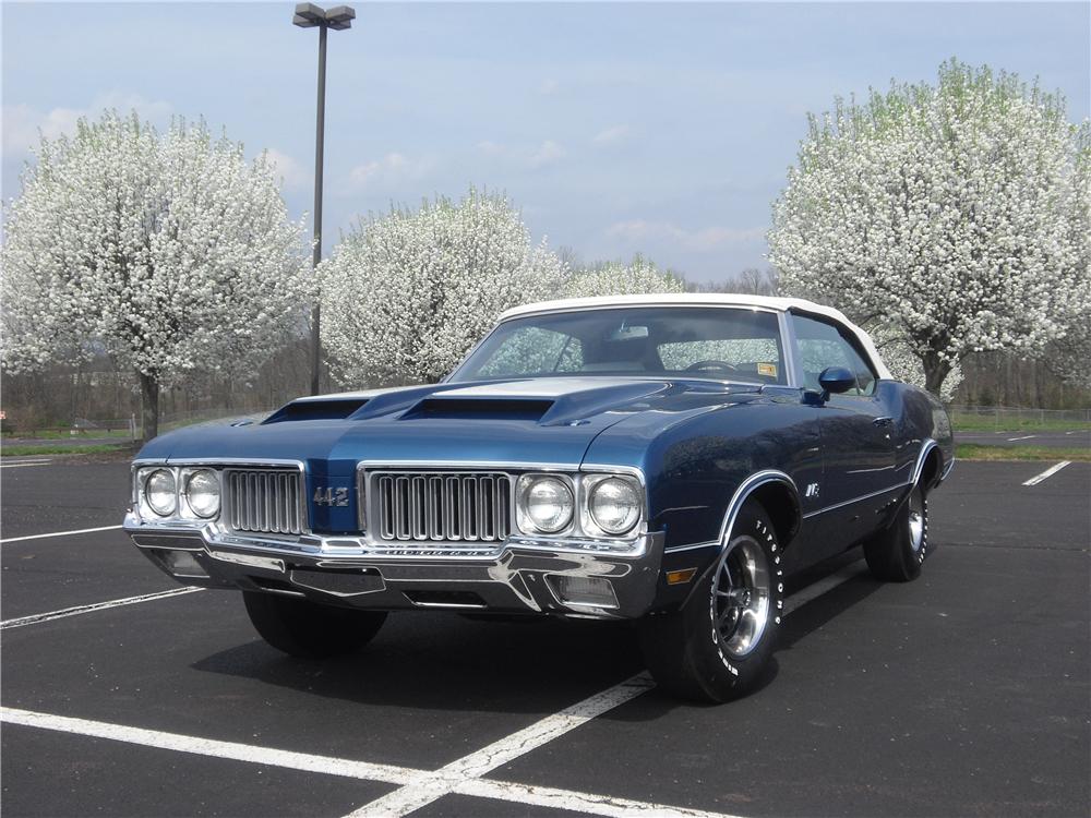 1970 OLDSMOBILE CUTLASS 442 CONVERTIBLE