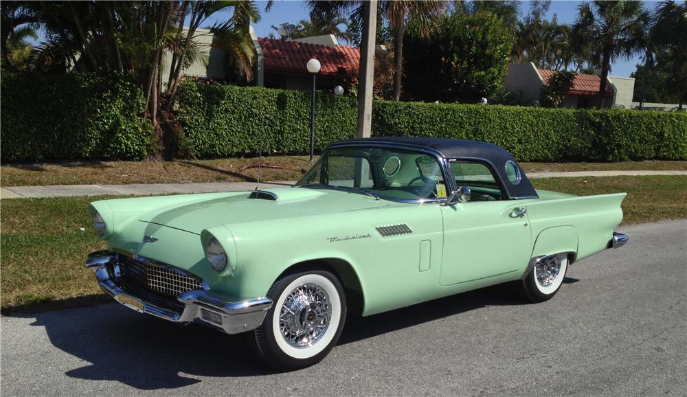 1957 FORD THUNDERBIRD CONVERTIBLE on Thursday @ 07:00 PM