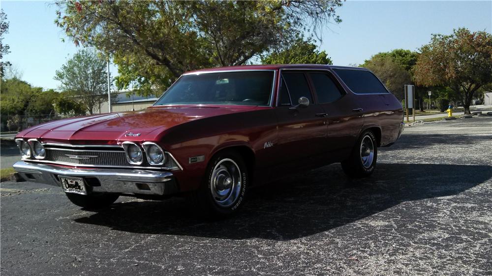 1968 CHEVROLET CHEVELLE MALIBU CUSTOM STATION WAGON