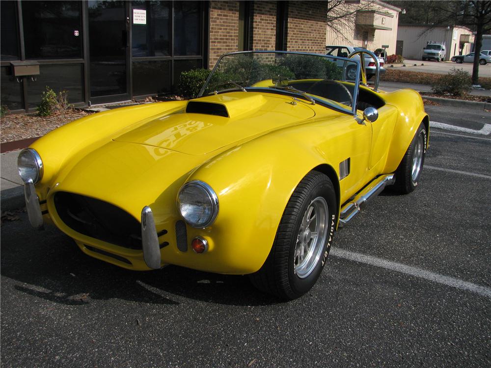 1967 SHELBY COBRA RE-CREATION ROADSTER