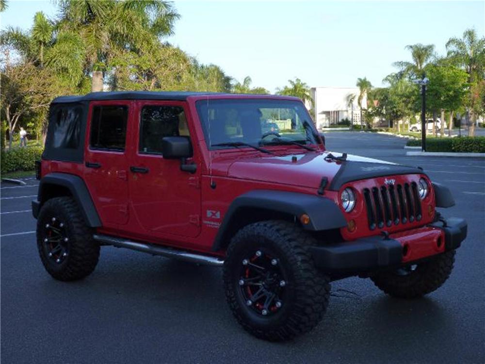 2007 JEEP WRANGLER UNLIMITED 4 DOOR SUV