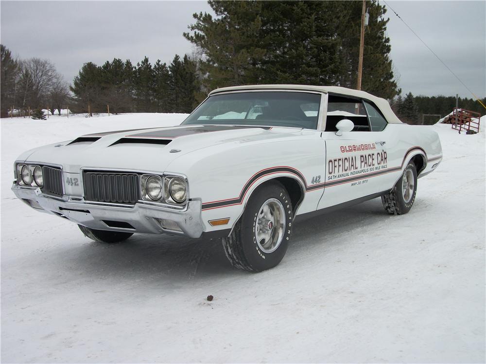 1970 OLDSMOBILE CUTLASS 442 PACE CAR CONVERTIBLE