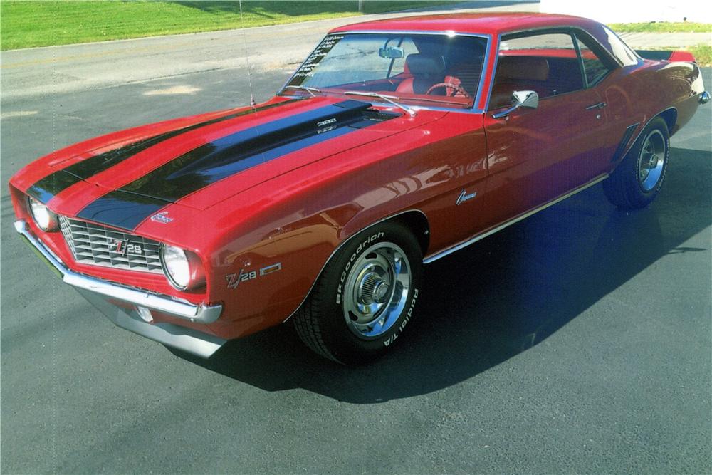 1969 CHEVROLET CAMARO Z/28 2 DOOR COUPE