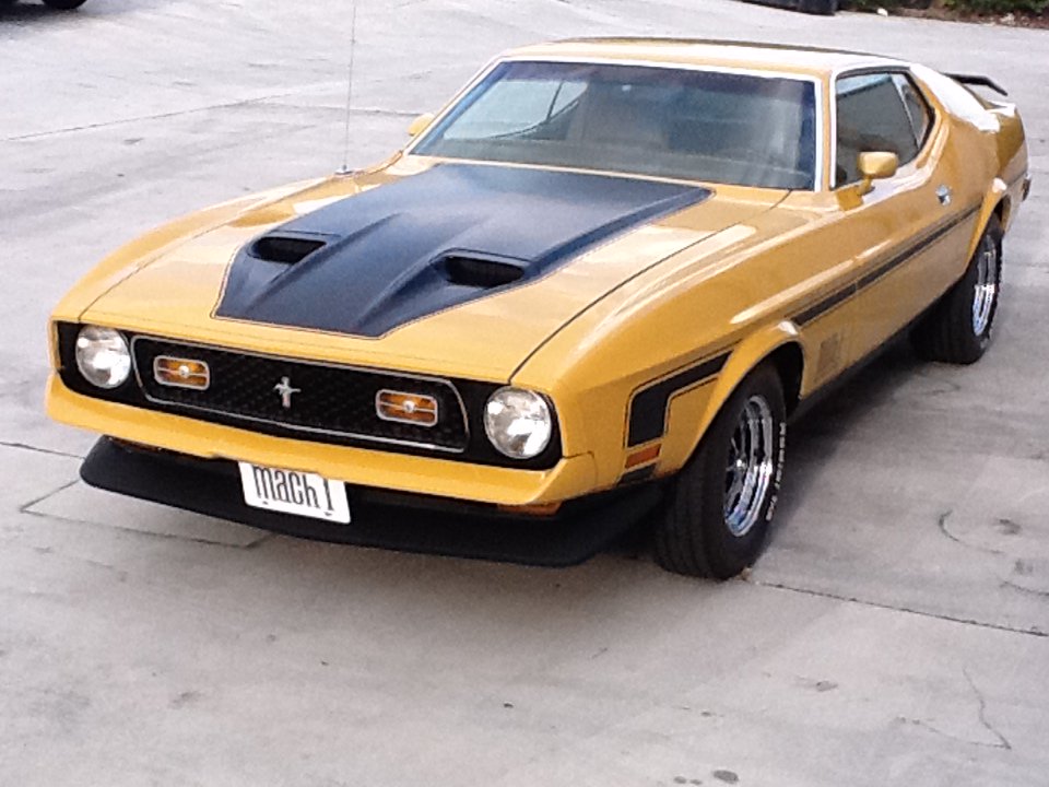 1972 FORD MUSTANG MACH 1 FASTBACK