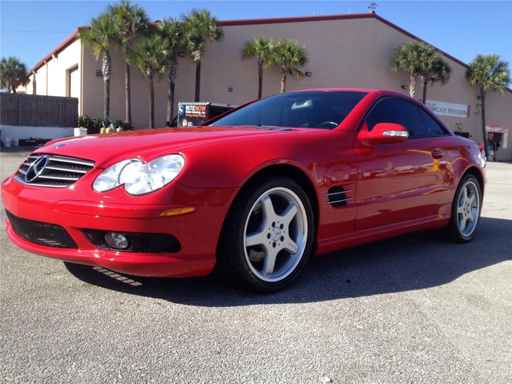 2003 MERCEDES-BENZ SL500 CONVERTIBLE