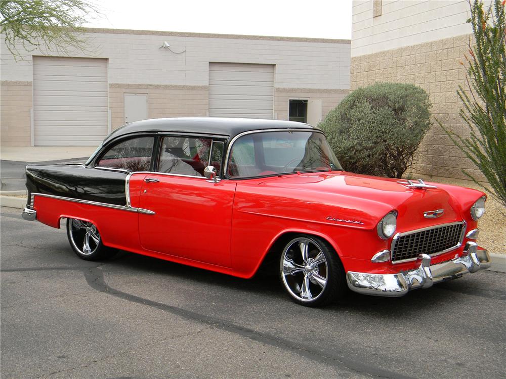 1955 CHEVROLET 210 CUSTOM 2 DOOR SEDAN