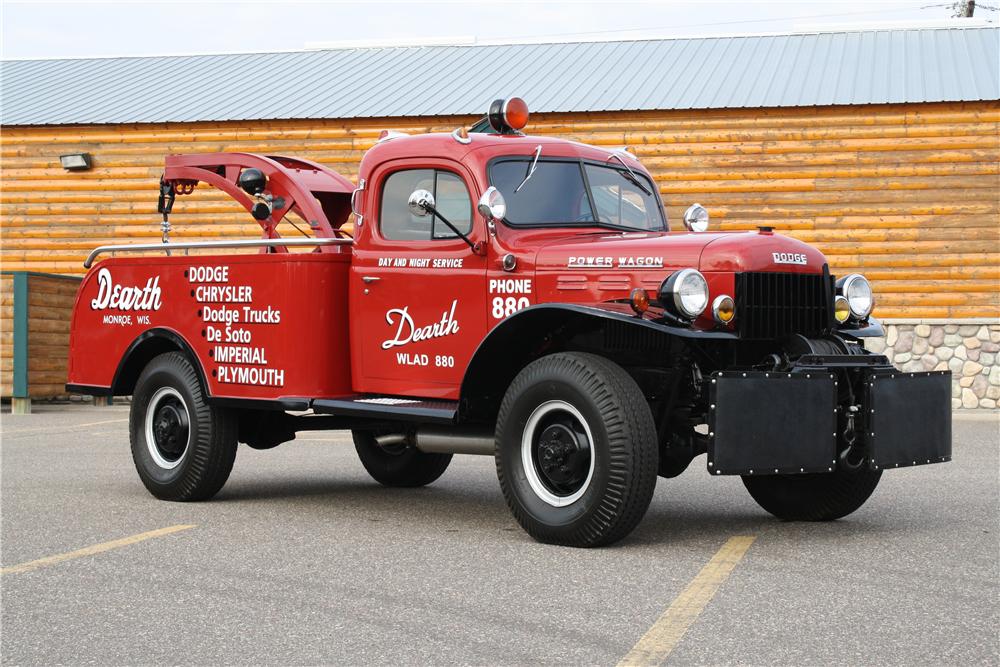 1951 DODGE POWER WAGON TOW TRUCK