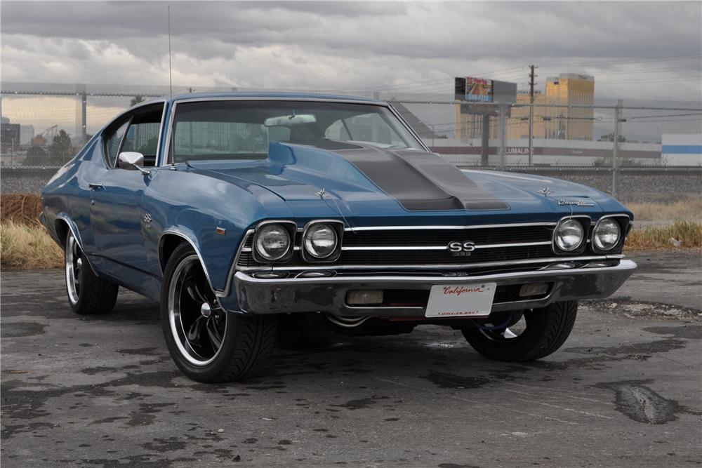 1969 CHEVROLET CHEVELLE SS 454 CUSTOM 2 DOOR HARDTOP