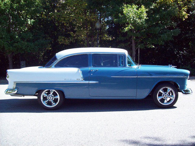 1955 CHEVROLET BEL AIR CUSTOM 2 DOOR POST