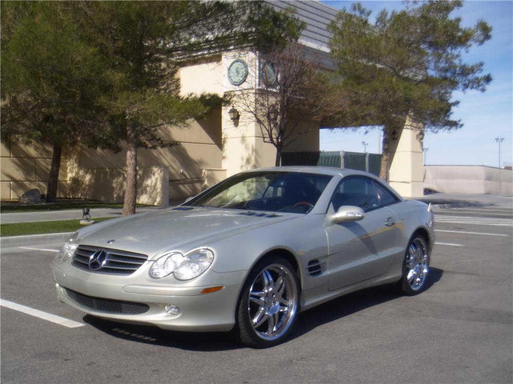 2003 MERCEDES-BENZ SL500 CONVERTIBLE