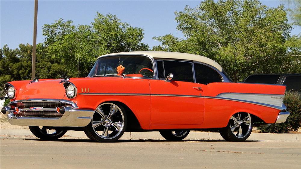 1957 CHEVROLET BEL AIR CUSTOM 2 DOOR HARDTOP