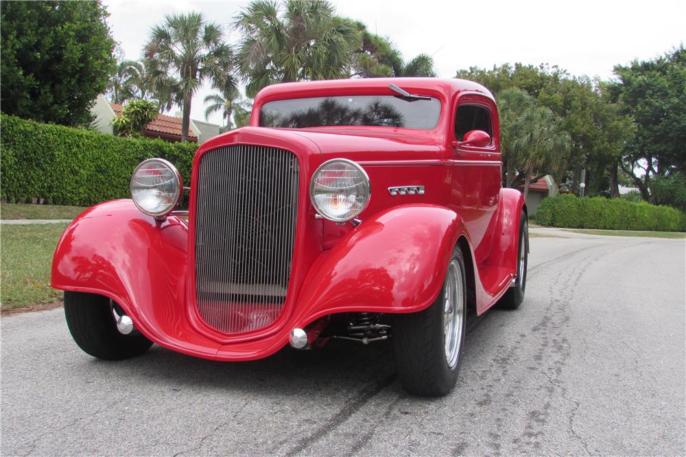 1934 CHEVROLET 3 WINDOW CUSTOM COUPE