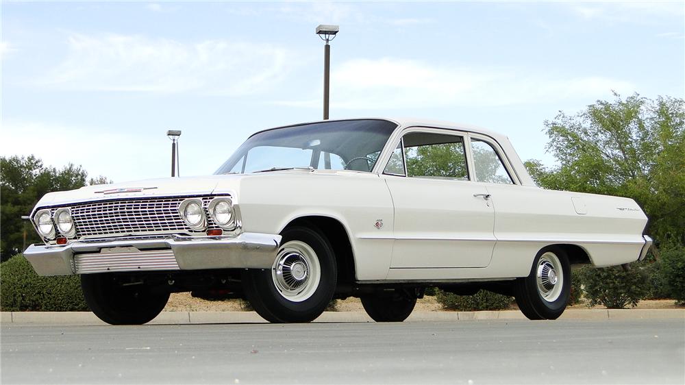 1963 CHEVROLET BEL AIR 2 DOOR POST SEDAN