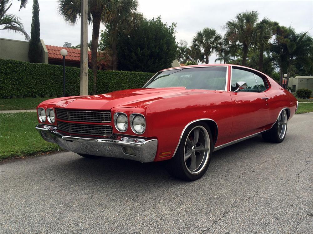 1970 CHEVROLET CHEVELLE MALIBU CUSTOM 2 DOOR COUPE