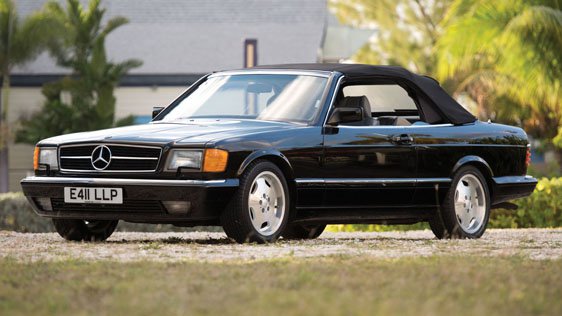 1988 MERCEDES-BENZ 560SEC CONVERTIBLE